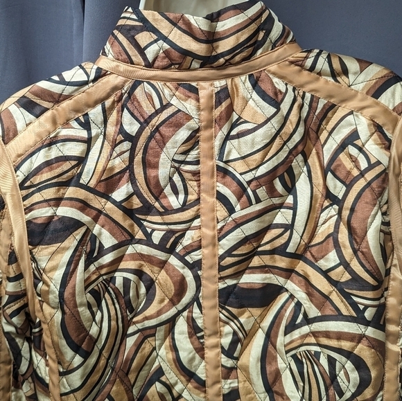 Silkland Silk Quilted Jacket Sz M - Picture 9 of 12